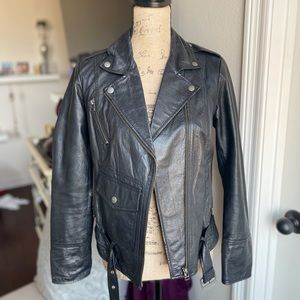 Leather Moto Jacket